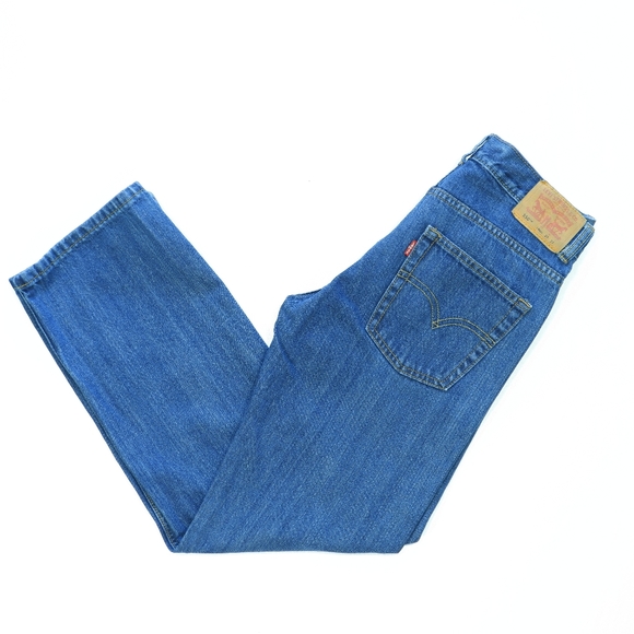 Levi's 550 Jeans boys size 14 Reg w27 xL27 blue pants - Picture 10 of 10
